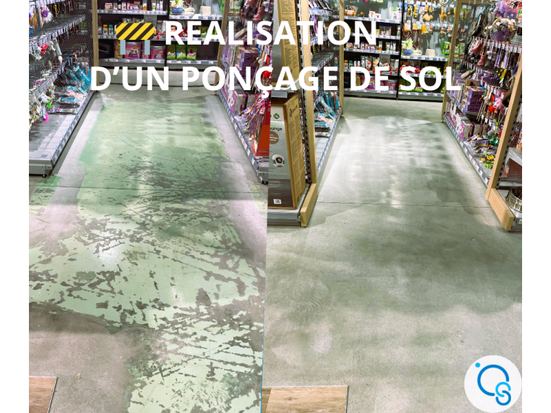 Réalisation d’un ponçage de sol
