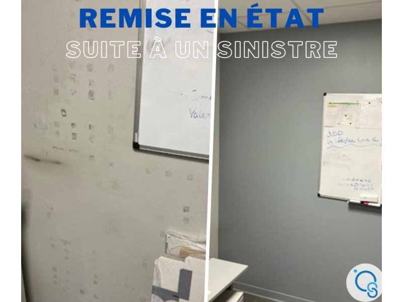 Remise en état d’un pan de mur